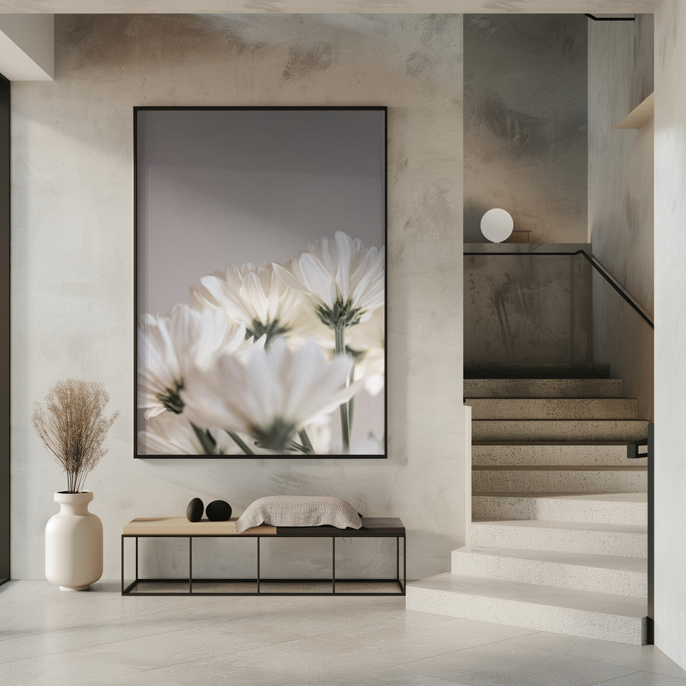 White Flowers 4 | Poster