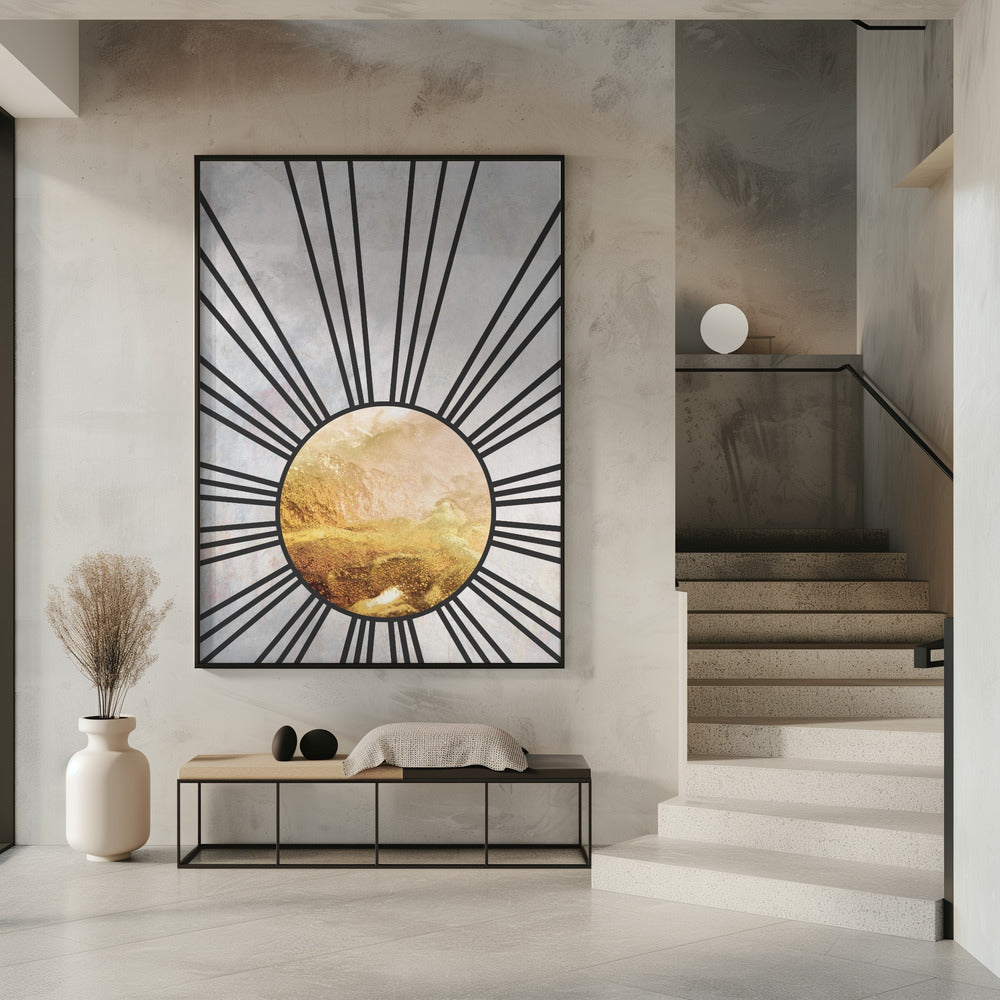 Black gold mid sun | Poster