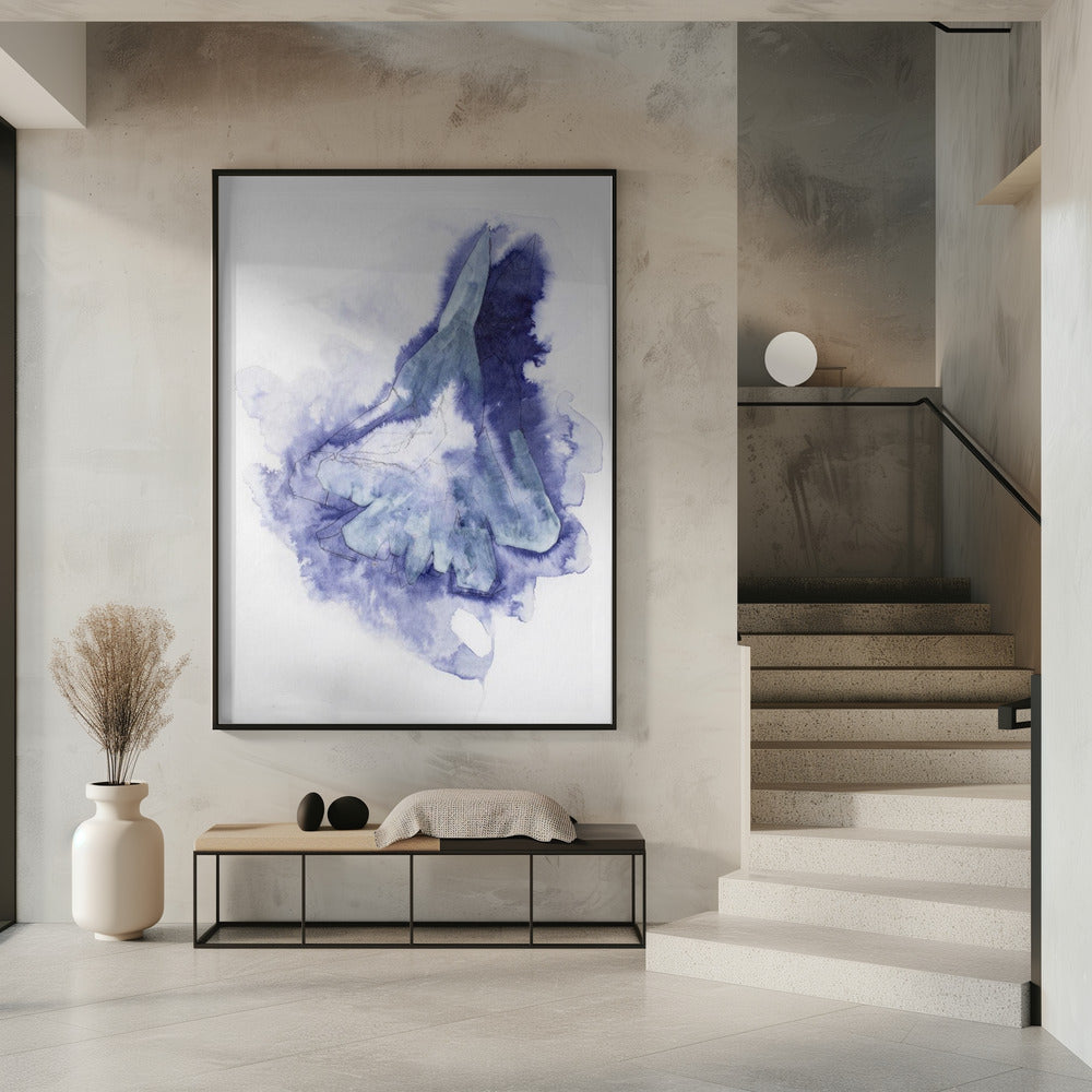 Kampfjet Study (indigo 2) | Poster