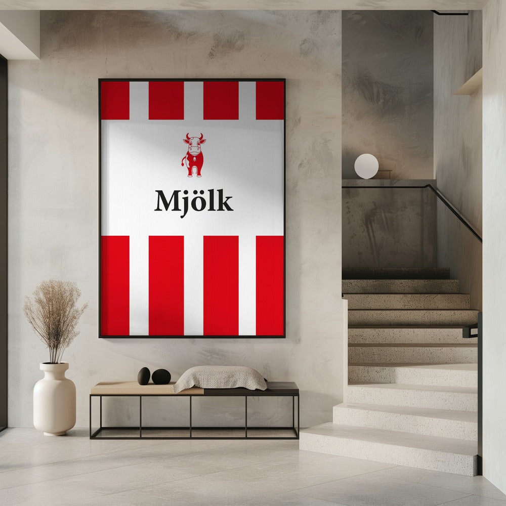 Mjölk Röd | Poster