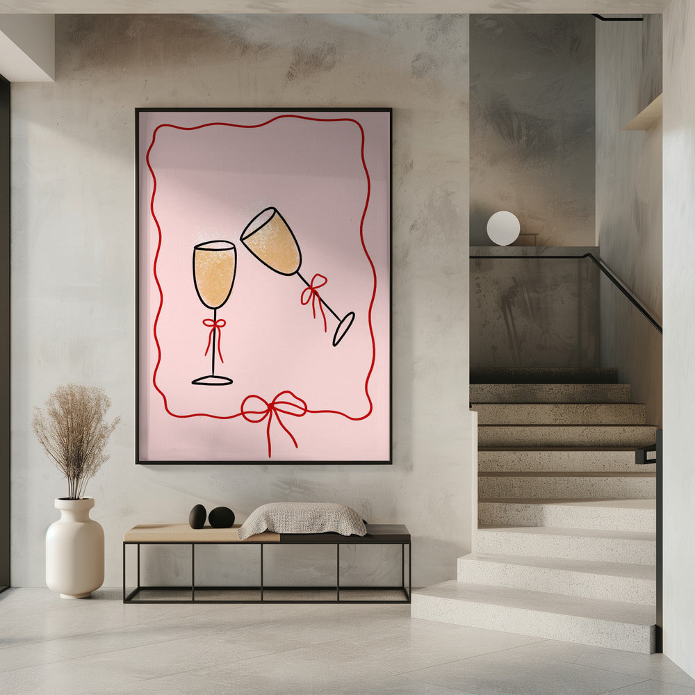 Champagne Cheers | Poster