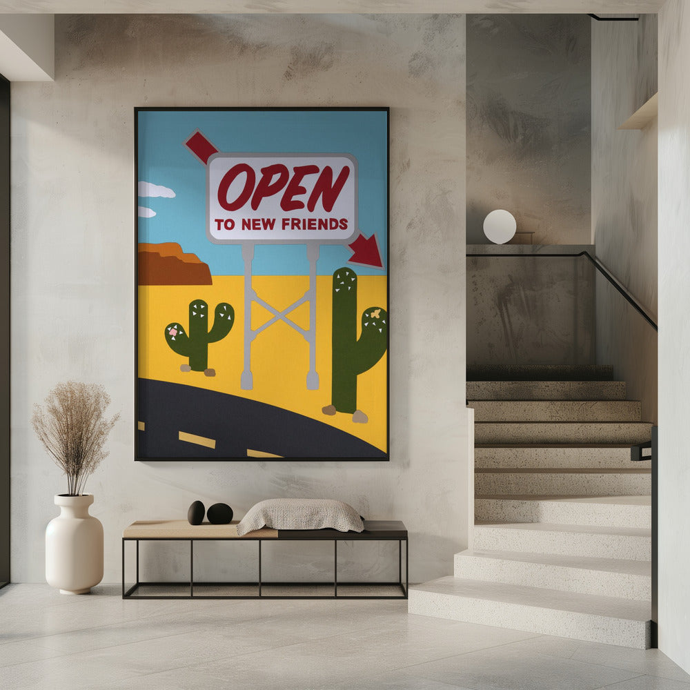 Open To New Friends | Poster