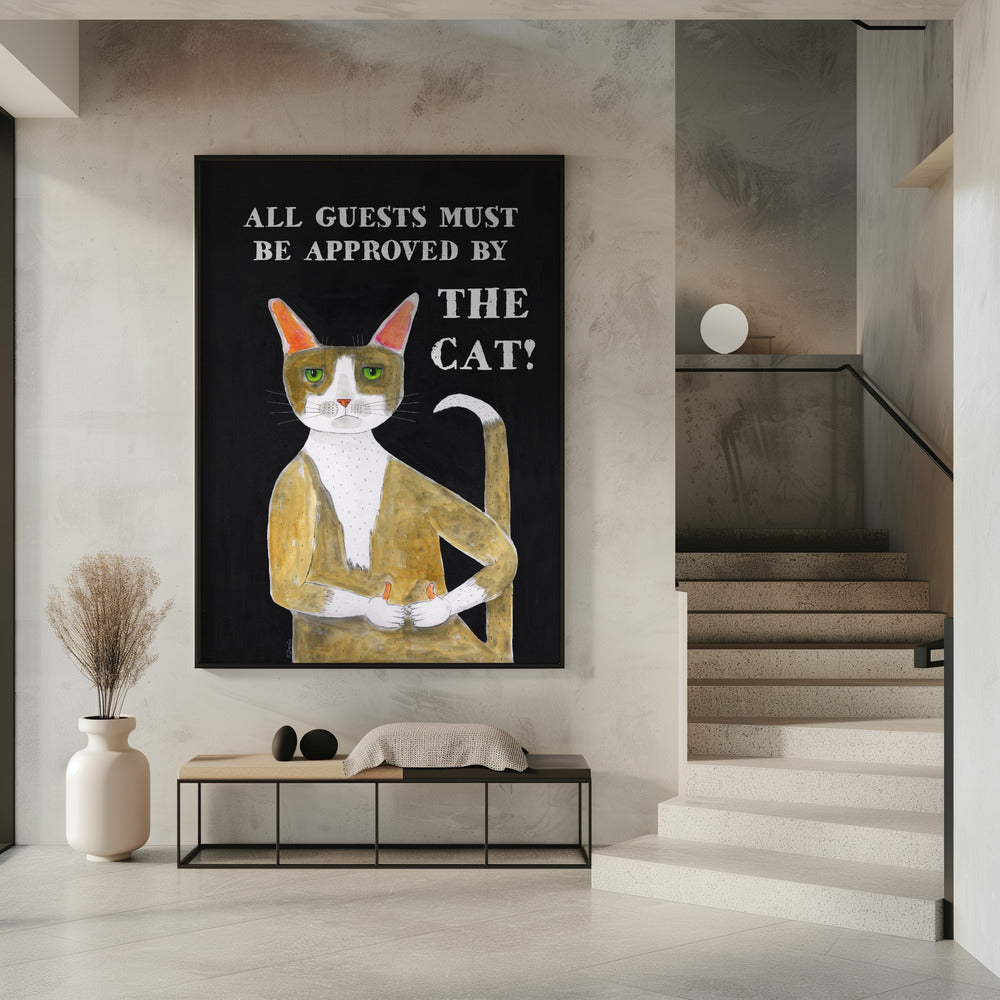 Approved by the cat | Poster