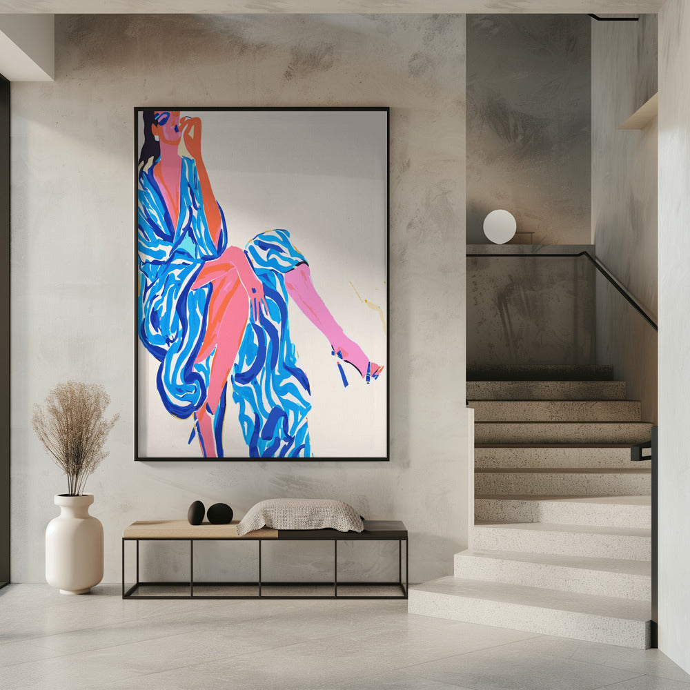 Portrait Woman in robe | Poster