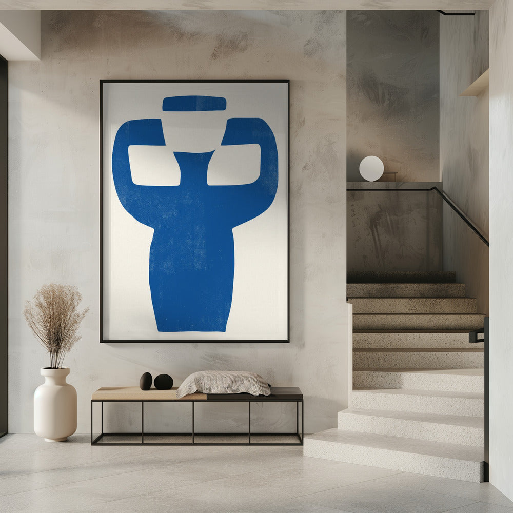 Vase Blue 04 | Poster