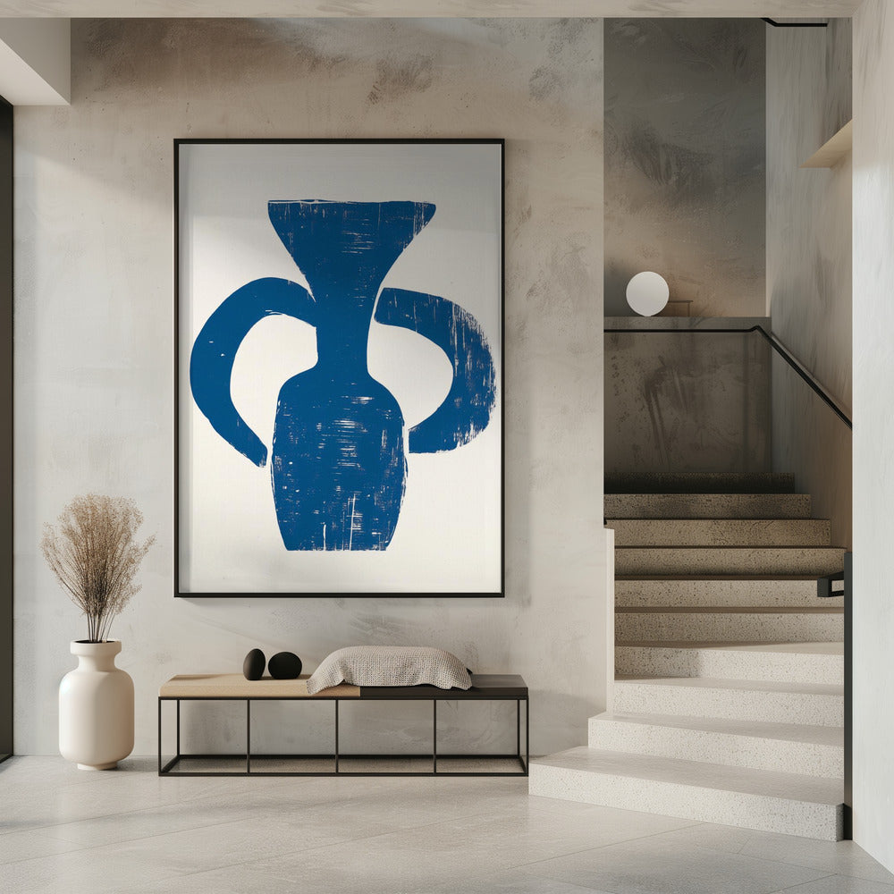 Vase Blue | Poster