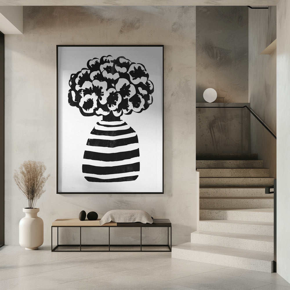 Vase Striped | Poster