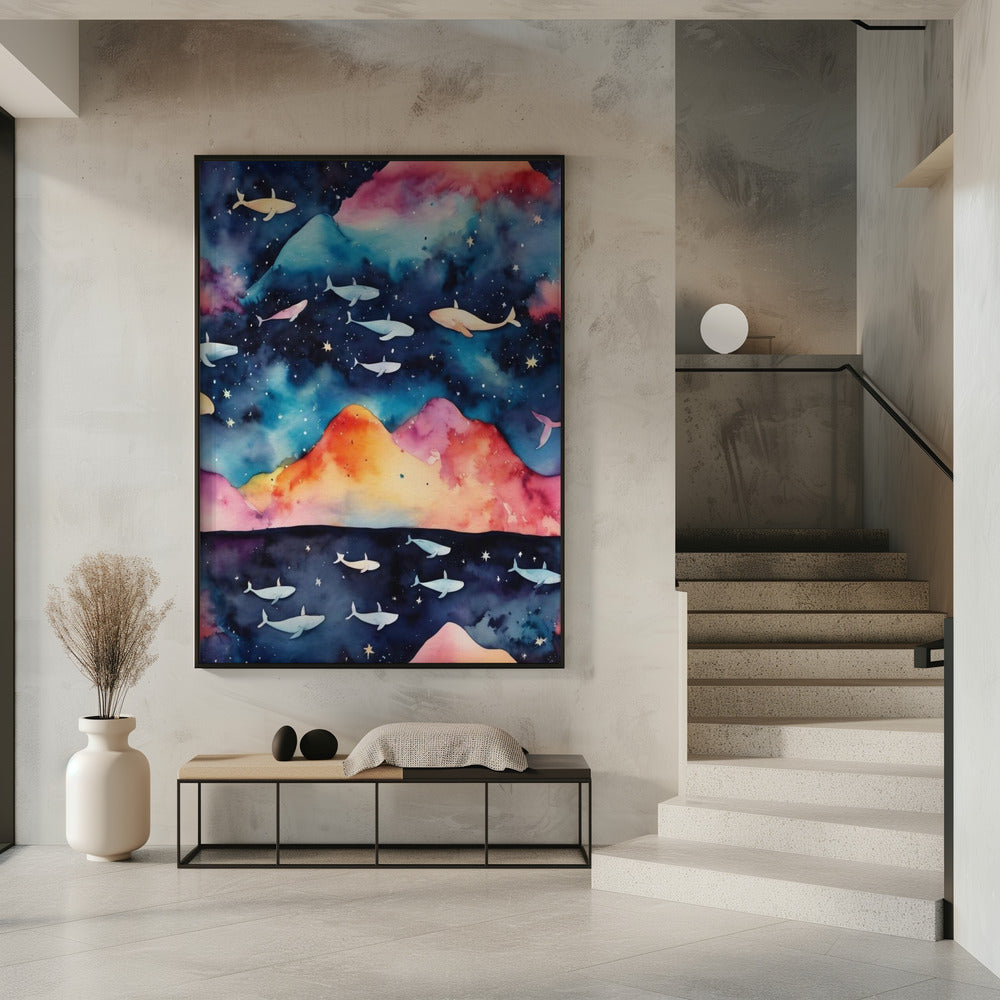 Starry Seascape | Poster