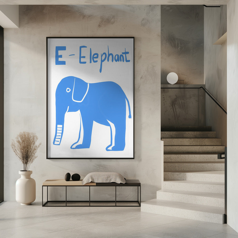 Big Blue Elephant | Poster