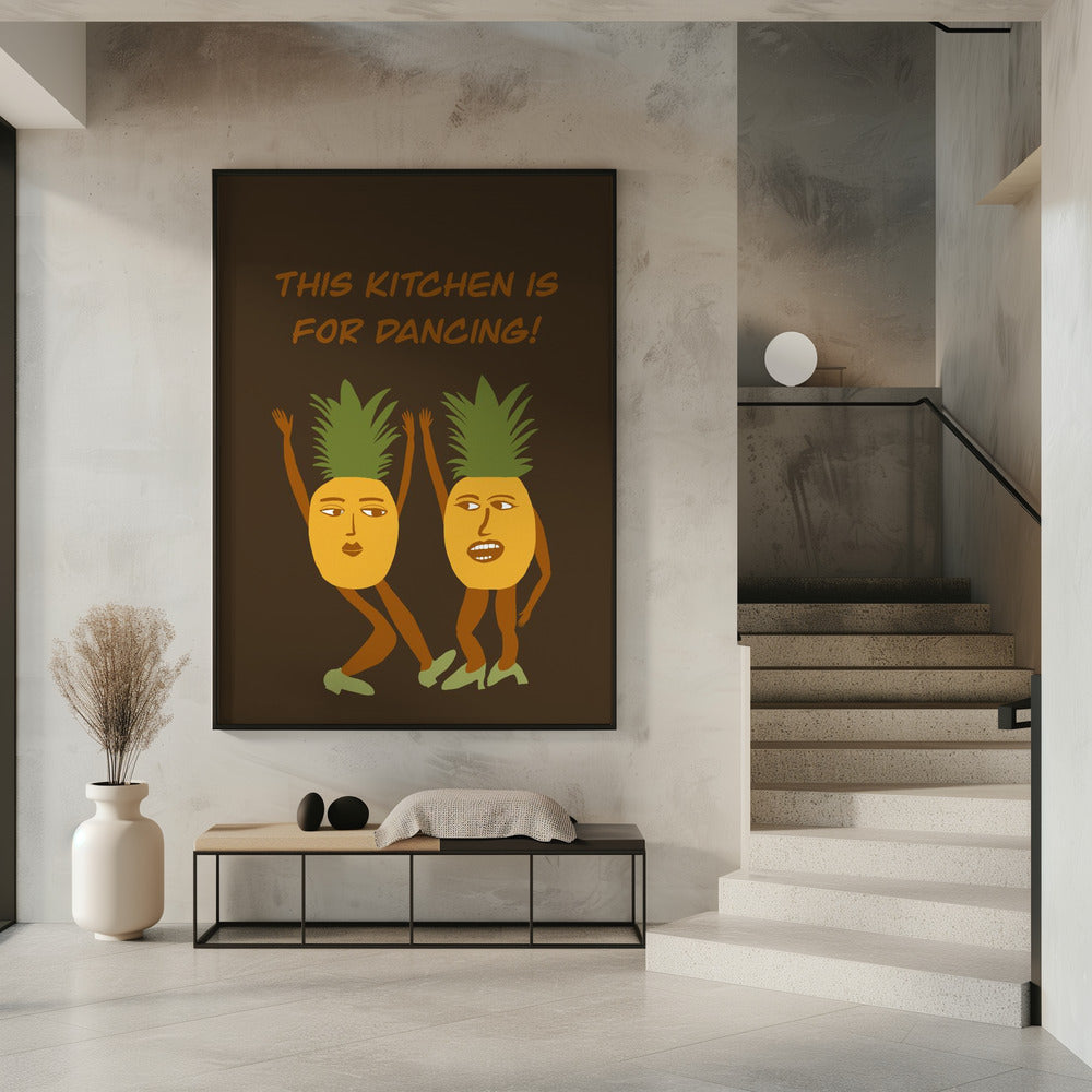Dancing pineapples | Poster