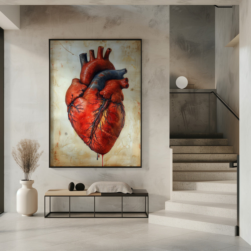 Anatomy Art 3 heart | Poster