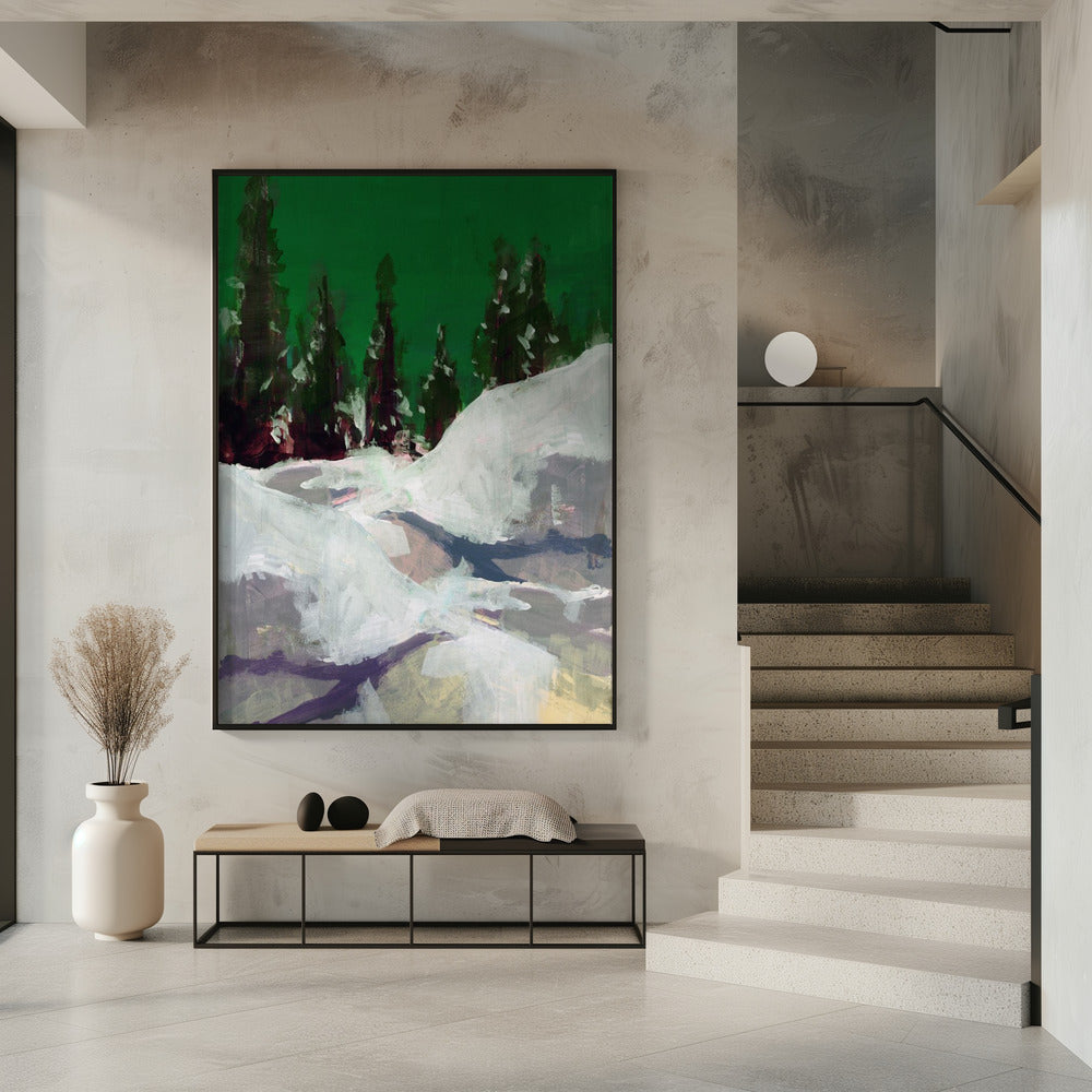 Winter Scene  In the Forest 2 | Poster