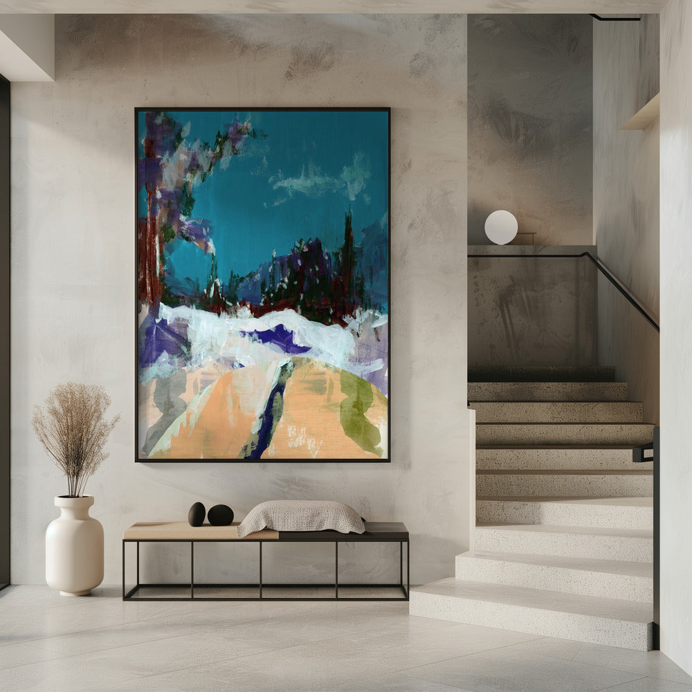 Winter Scene  In the Forest 1 | Poster