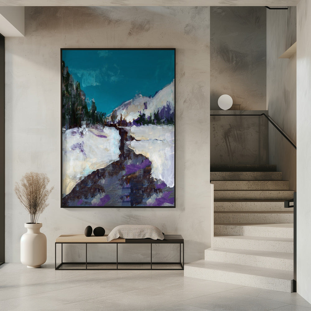 Winter Scene  In the Forest 3 | Poster