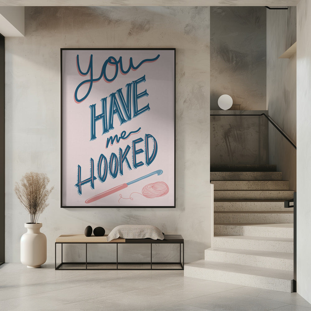 crochet hooked | Poster