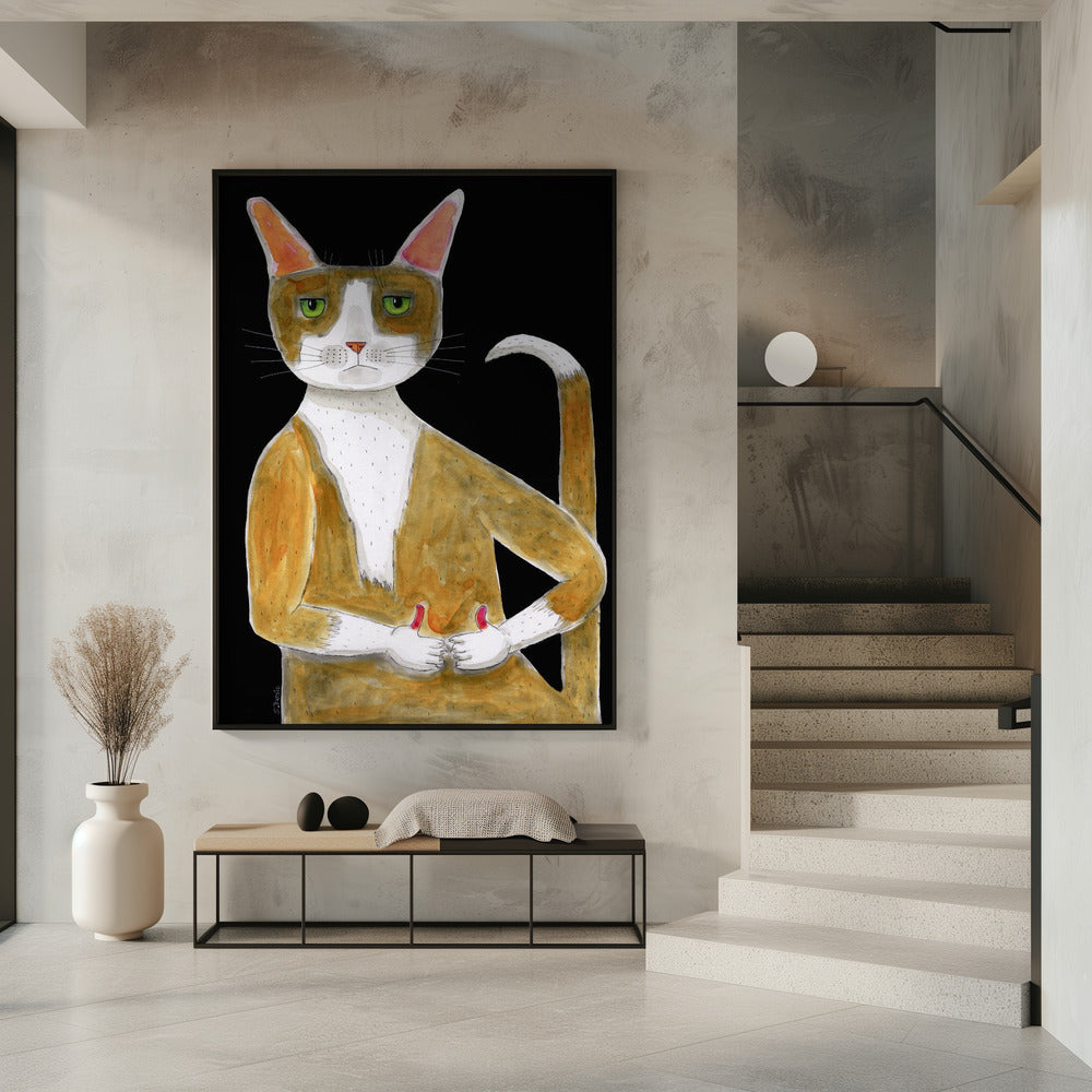 All Ok cat, thumbs up. | Poster