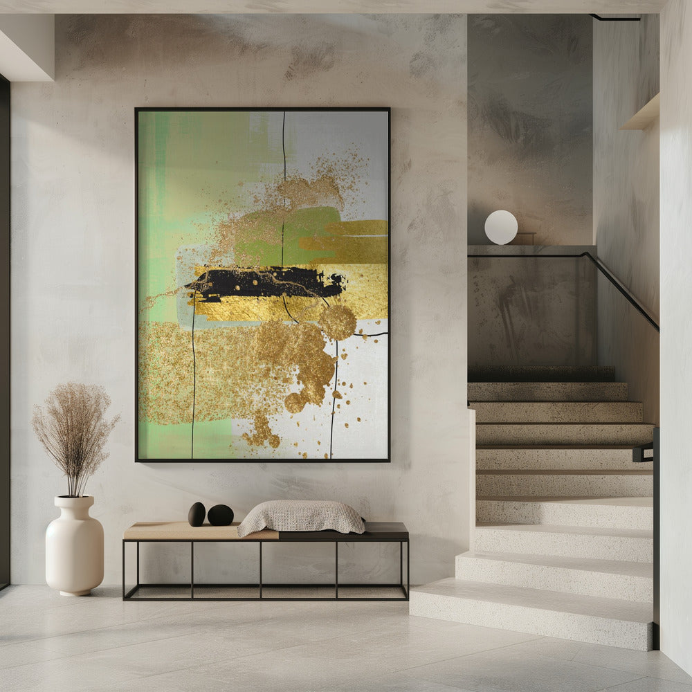 Liquid  Greens 1 | Poster