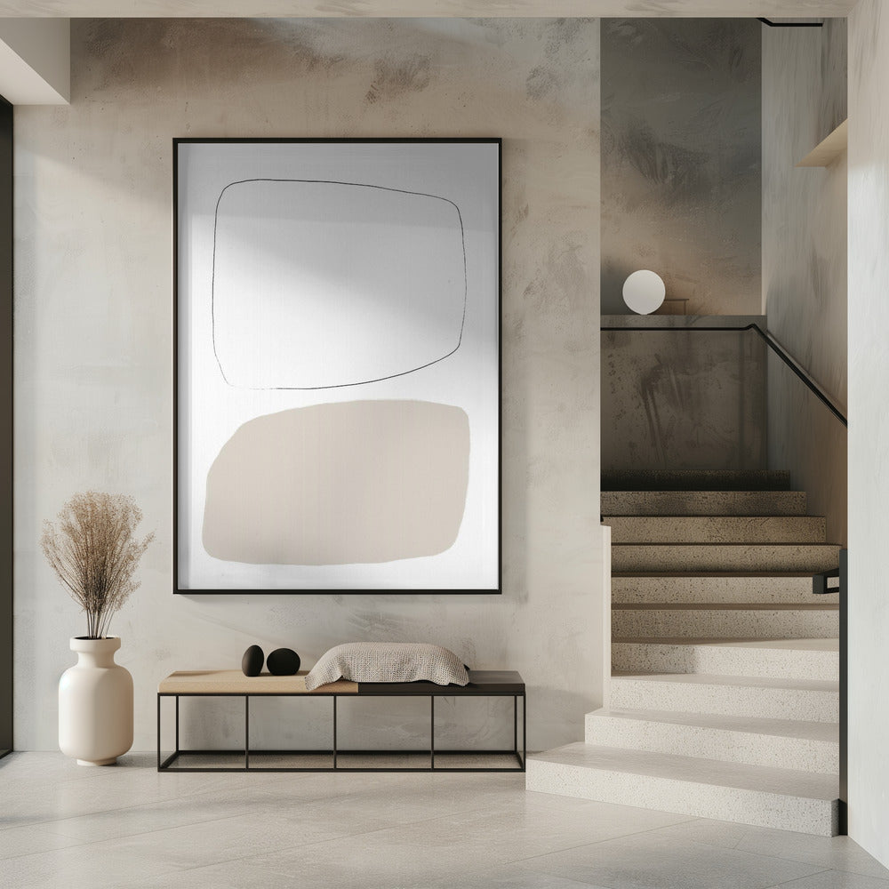 Two Soft Geometric Shapes | Poster