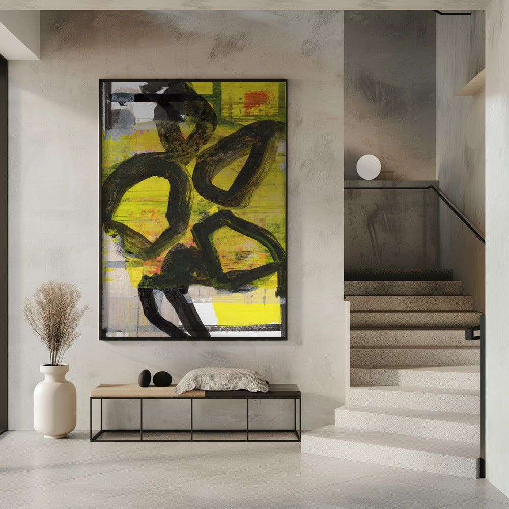 Yellow Abstract No1 | Poster