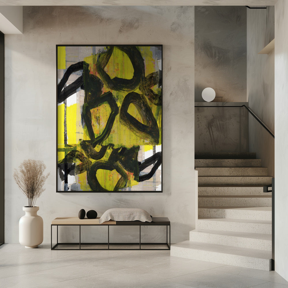 Yellow Abstract No2 | Poster