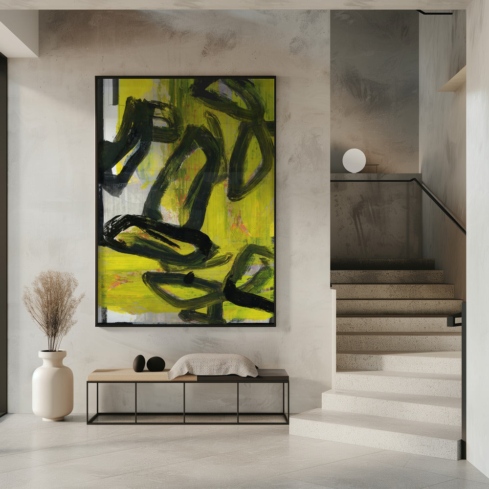 Yellow Abstract No4 | Poster