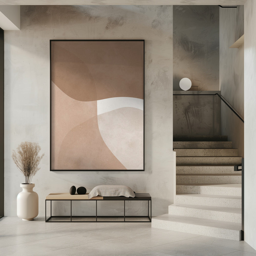 Boho watercolor strokes 5 | Poster