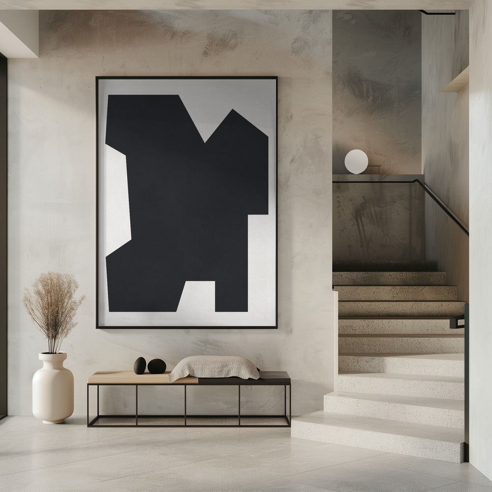 Black and white geometry 6 | Poster