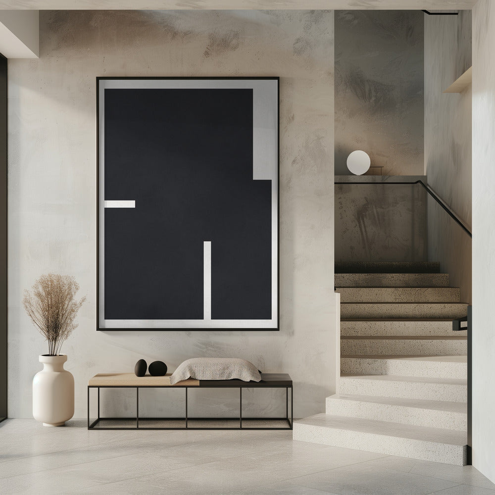 Black and white geometry 4 | Poster