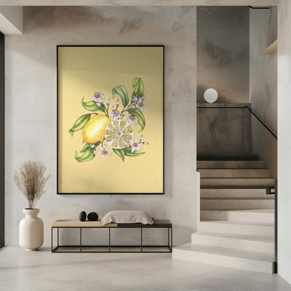 Lemon illustration | Poster