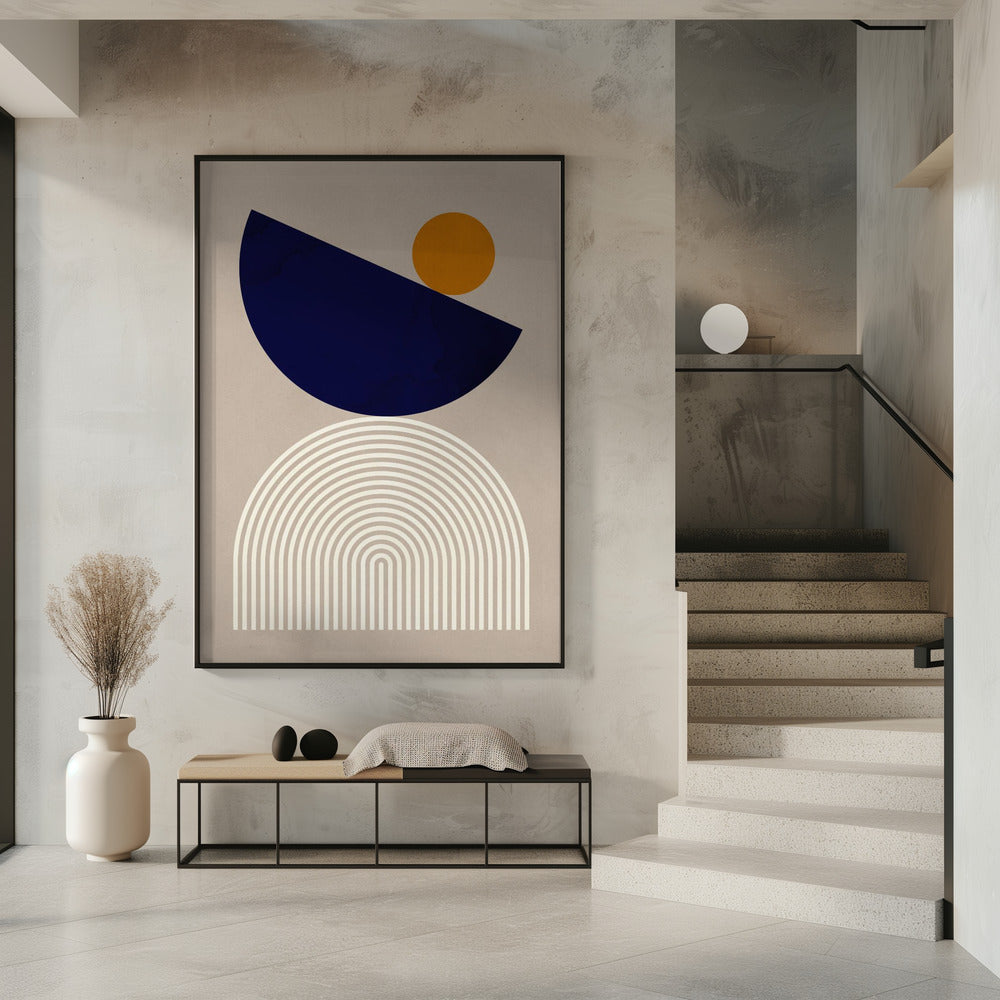 Lines and semicircles 2 | Poster