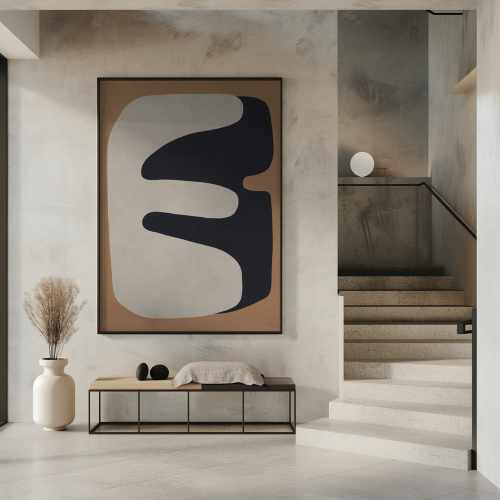 Brown and black art 3 | Poster