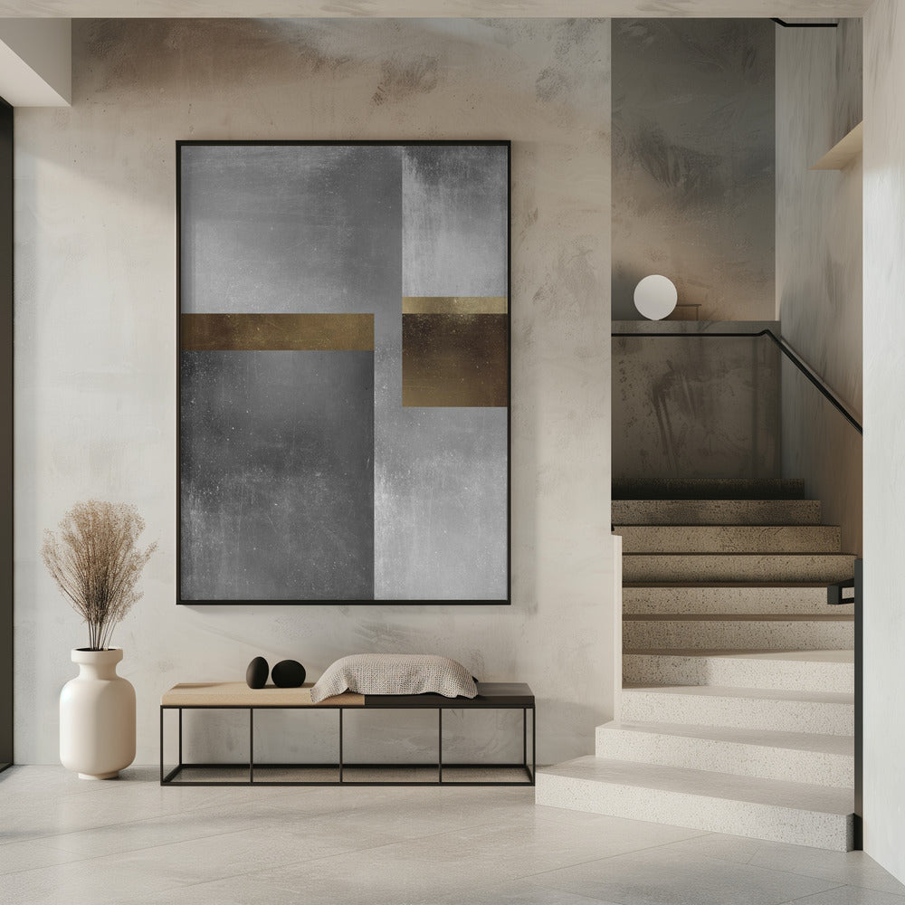 Gold and silver textures 6 | Poster