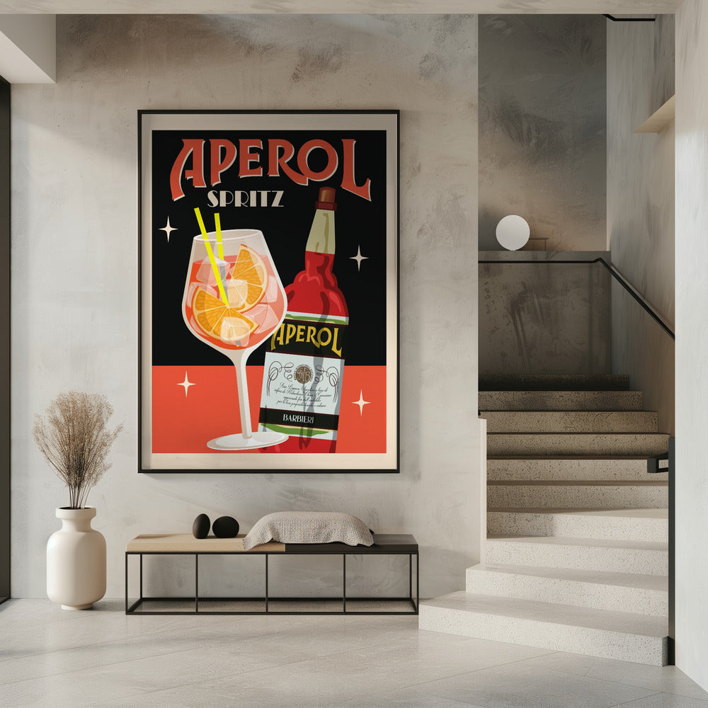 Aperol Spritz_Black | Poster