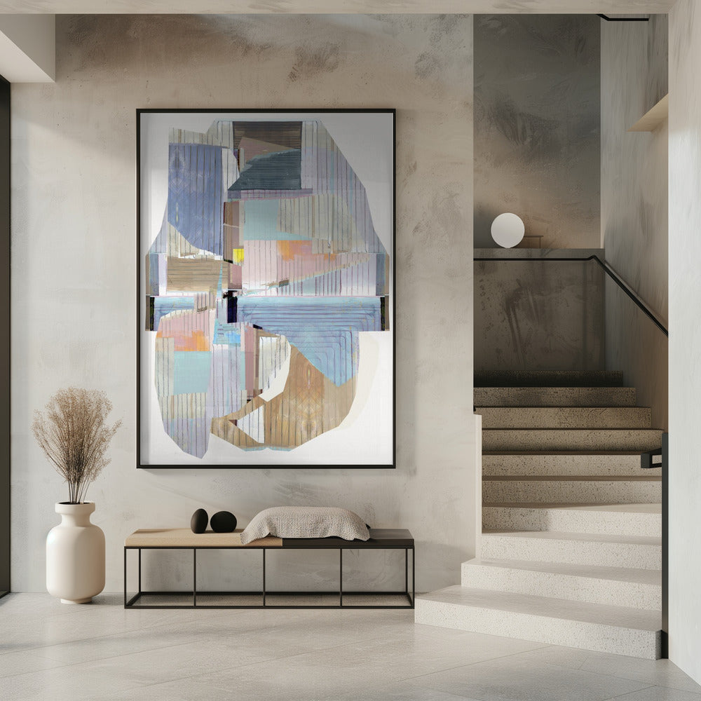 Multi Stripes Collage No 1 | Poster