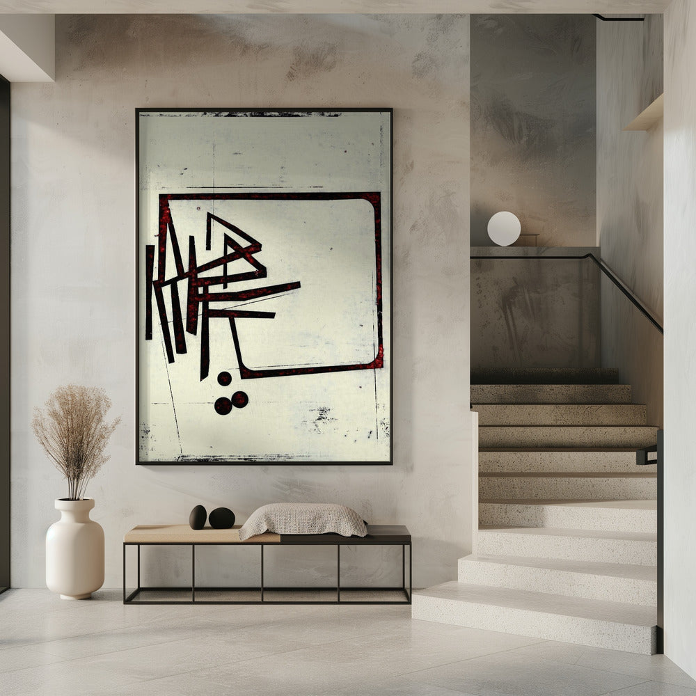 Angular Lines and Dots | Poster