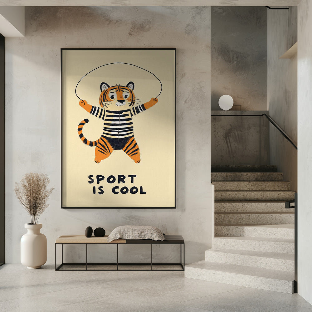 Jumping Tiger Fun | Poster