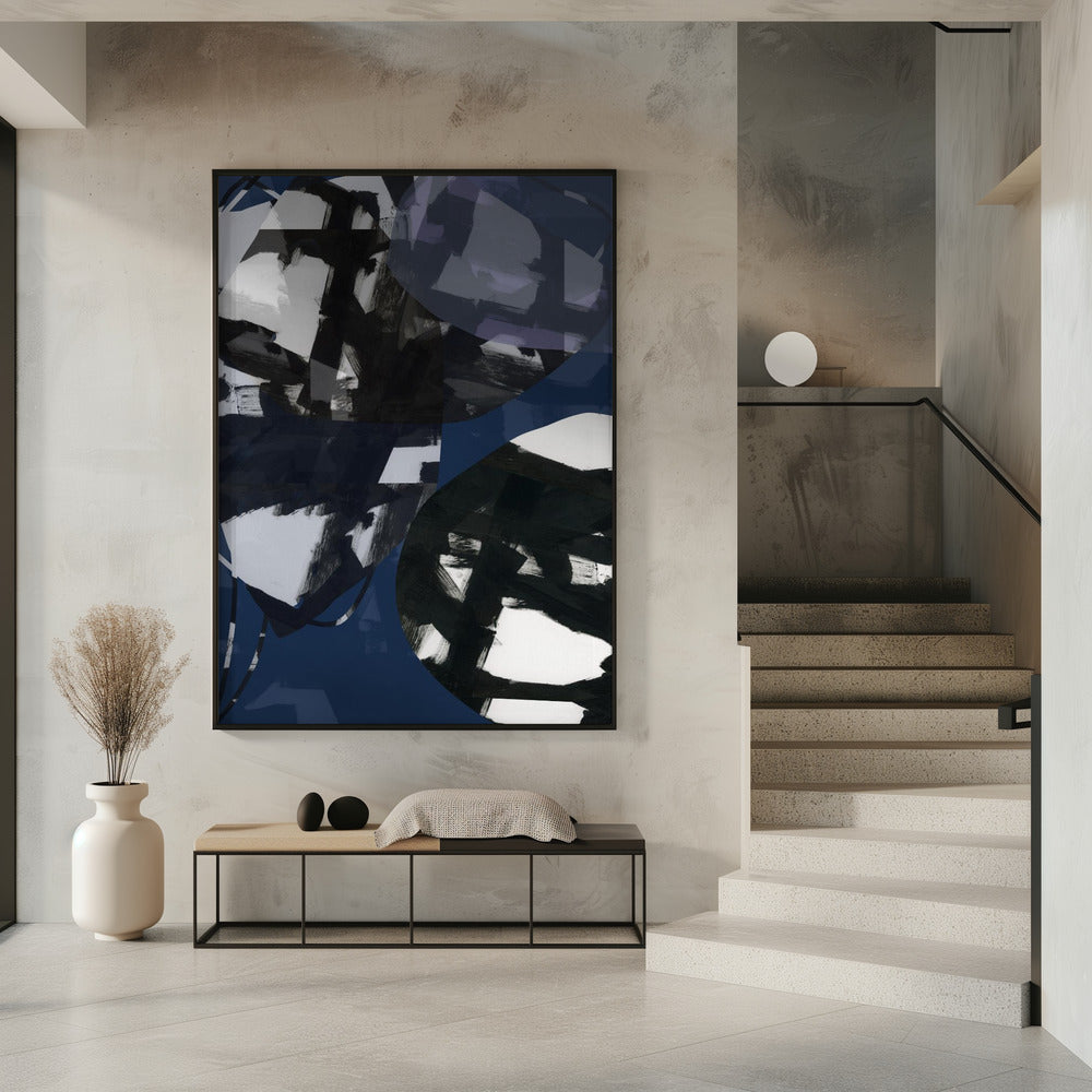 Dark Blue Beauty No3 | Poster