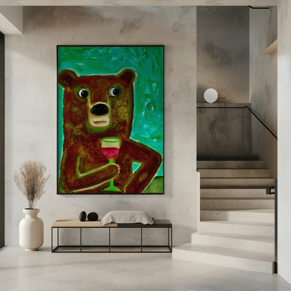 Mr. Bear at the Bar | Poster
