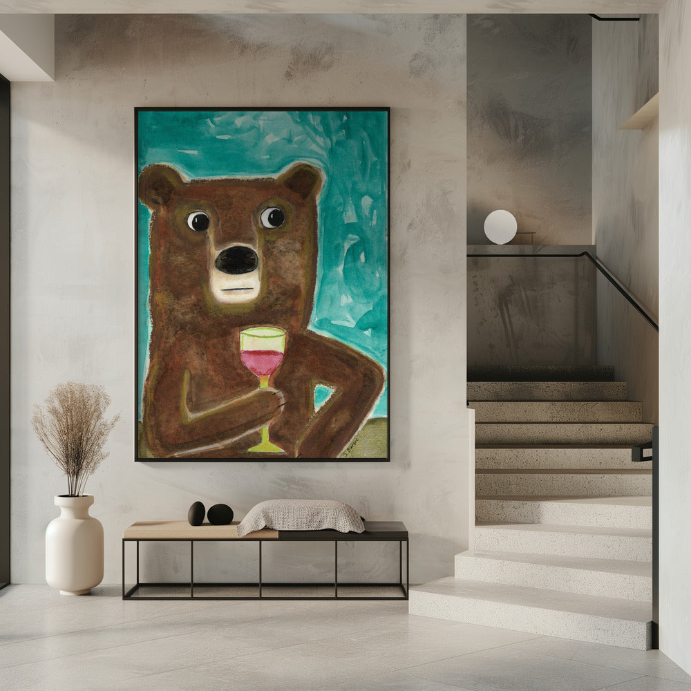 Mr. Bear at the Bar | Poster