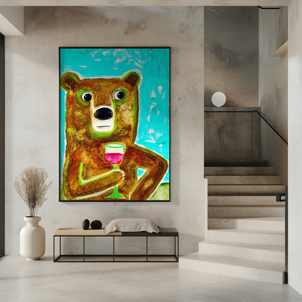 Mr. Bear at the Bar | Poster