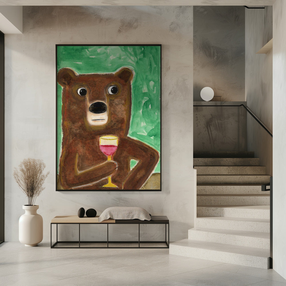 Mr. Bear at the Bar | Poster