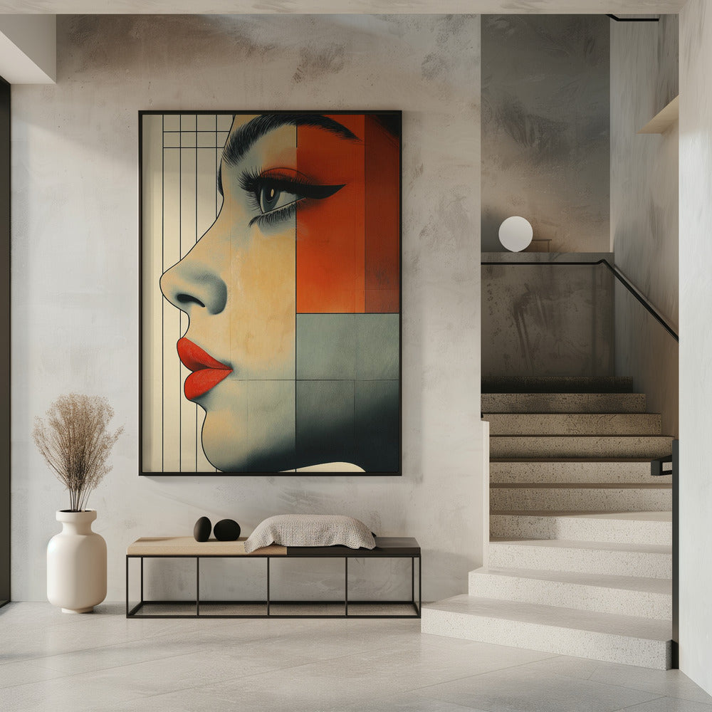 A Woman Face Vintage Poster (3) | Poster