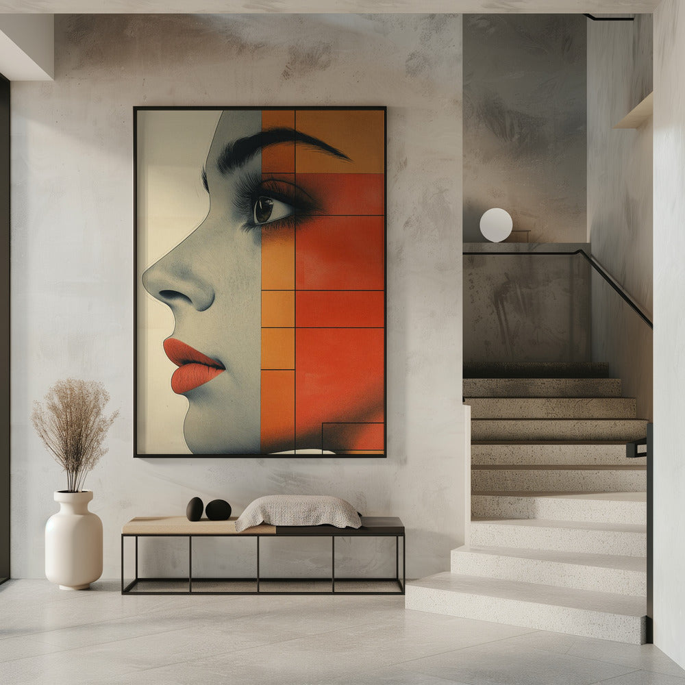 A Woman Face Vintage Poster (4) | Poster