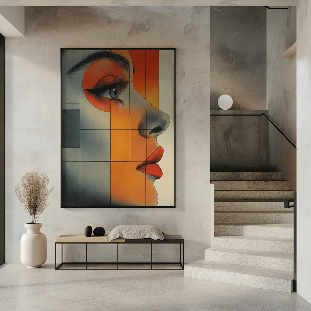 A Woman Face Vintage Poster (6) | Poster