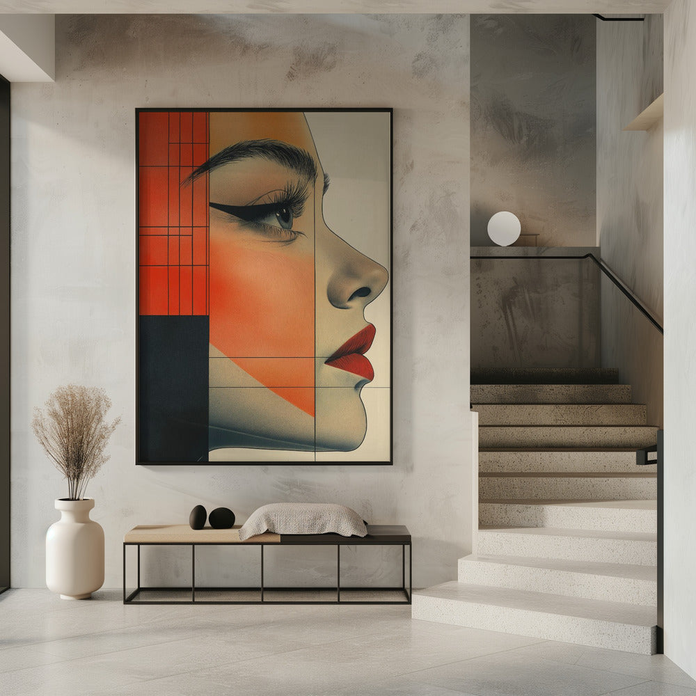 A Woman Face Vintage Poster (8) | Poster