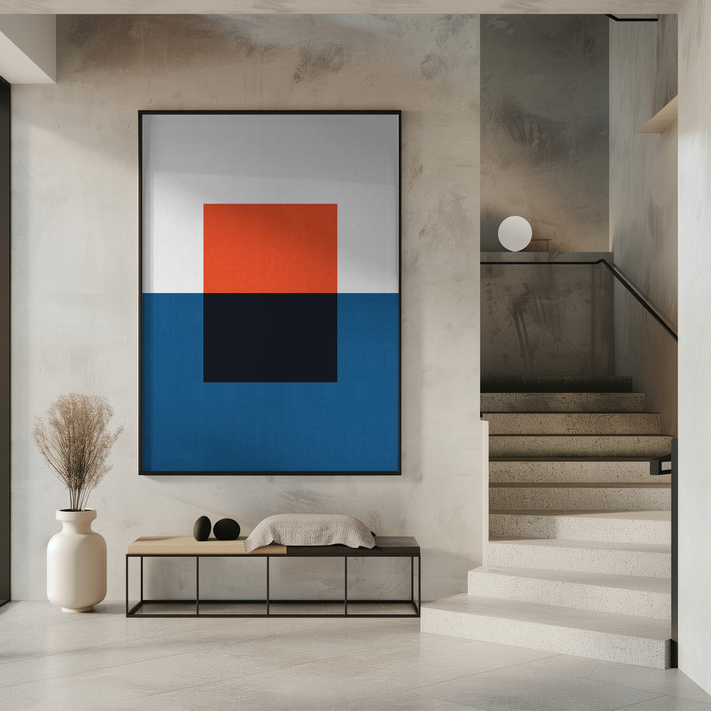 Blue and red 2 | Poster