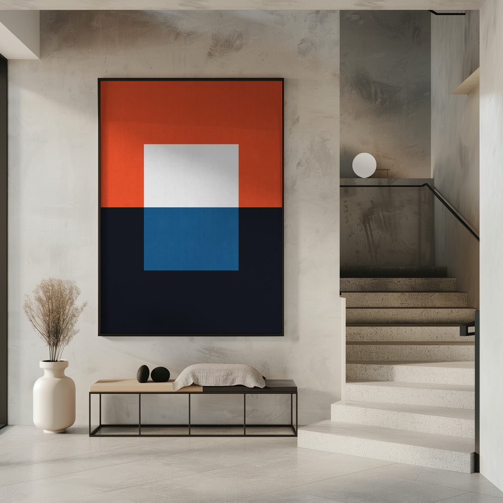 Blue and red 3 | Poster