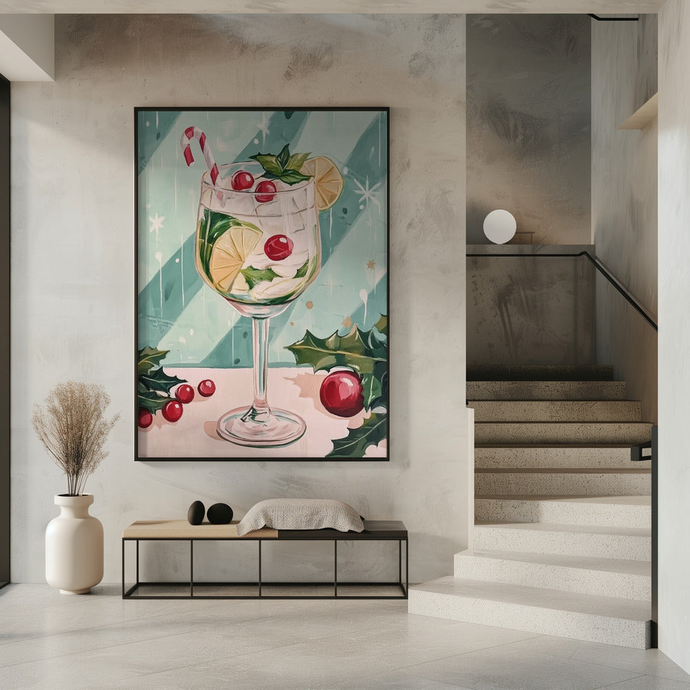 Christmas Mojito Cocktail | Poster