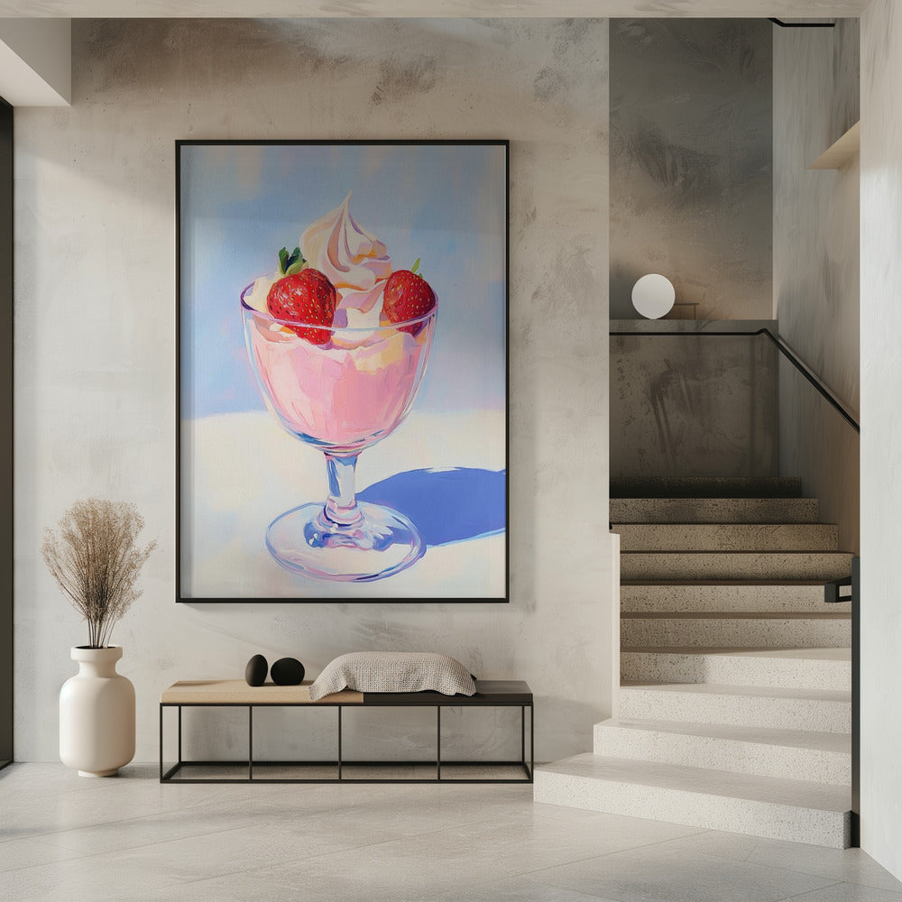 Strawberry Milk Shake | Poster