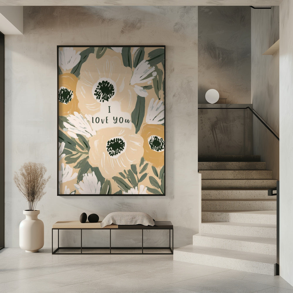 Floral Love Note | Poster